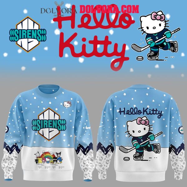 New York Sirens 2025 Hello Kitty 50th Anniversary Love Hoodie T-Shirt