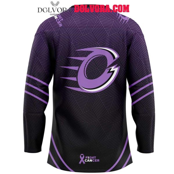 Ottawa Charge Fight Cancer 2025 Purple Personalized Hockey Jersey