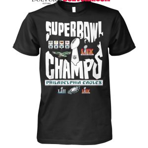 Philadelphia Eagles 2024 Super Bowl Champs Proud Fan T-Shirt