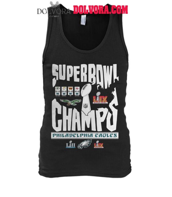 Philadelphia Eagles 2024 Super Bowl Champs Proud Fan T-Shirt