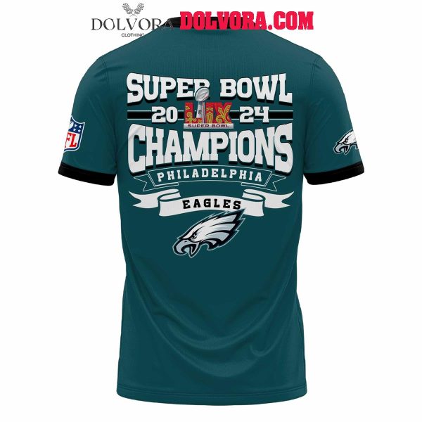 Philadelphia Eagles 2025 Fly Eagles Fly Super Bowl LIX Champions Hoodie T-Shirt