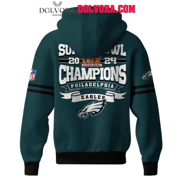 Philadelphia Eagles 2025 Fly Eagles Fly Super Bowl LIX Champions Hoodie T-Shirt