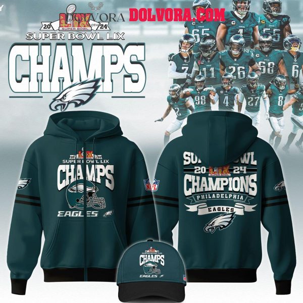 Philadelphia Eagles 2025 Fly Eagles Fly Super Bowl LIX Champions Hoodie T-Shirt