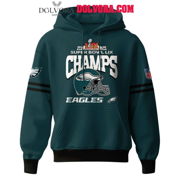 Philadelphia Eagles 2025 Fly Eagles Fly Super Bowl LIX Champions Hoodie T-Shirt