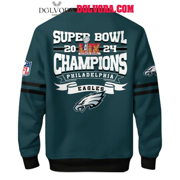 Philadelphia Eagles 2025 Fly Eagles Fly Super Bowl LIX Champions Hoodie T-Shirt