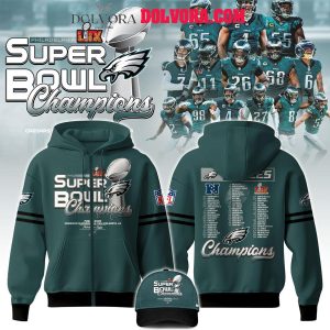 Philadelphia Eagles 2025 Super Bowl Champions LIX Let’s Celebrate Hoodie T-Shirt