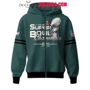 Philadelphia Eagles 2025 Super Bowl Champions LIX Let’s Celebrate Hoodie T-Shirt