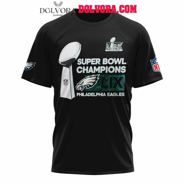 Philadelphia Eagles 2025 Super Bowl LIX Champions Glory Time Hoodie Tshirt