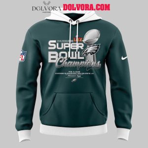 Philadelphia Eagles 2025 Super Bowl LIX Champions Player List Hoodie Tshirt