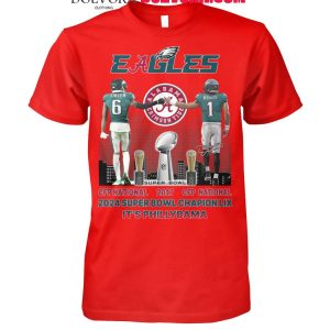 Philadelphia Eagles Alabama Crimson Tide 2024 Super Bowl Phillybama T-Shirt