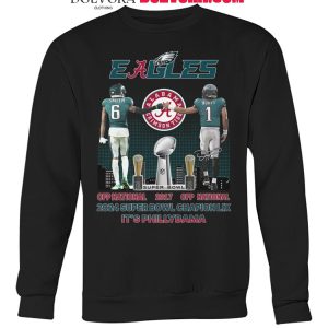 Philadelphia Eagles Alabama Crimson Tide 2024 Super Bowl Phillybama T-Shirt