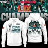 Philadelphia Eagles NFL 2025 Second Time Super Bowl LIX Champions Hoodie Tshirt