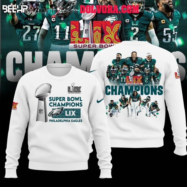 Philadelphia Eagles Let’s Celebrate Super Bowl LIX Champions Hoodie Tshirt