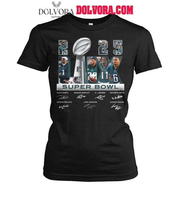 Philadelphia Eagles NFL Football Super Bowl LIX 2024-2025 T-Shirt