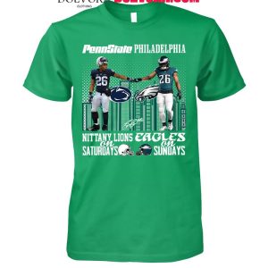 Philadelphia Eagles Saquon Barkley Super Bowl Penn State Nittany Lions 2025 T-Shirt