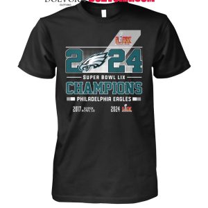 Philadelphia Eagles Ready To Be 2025 Super Bowl LIX Champions Shirt