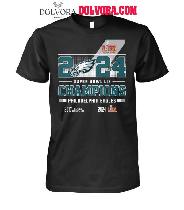 Philadelphia Eagles Ready To Be 2025 Super Bowl LIX Champions Shirt