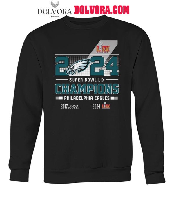 Philadelphia Eagles Ready To Be 2025 Super Bowl LIX Champions Shirt