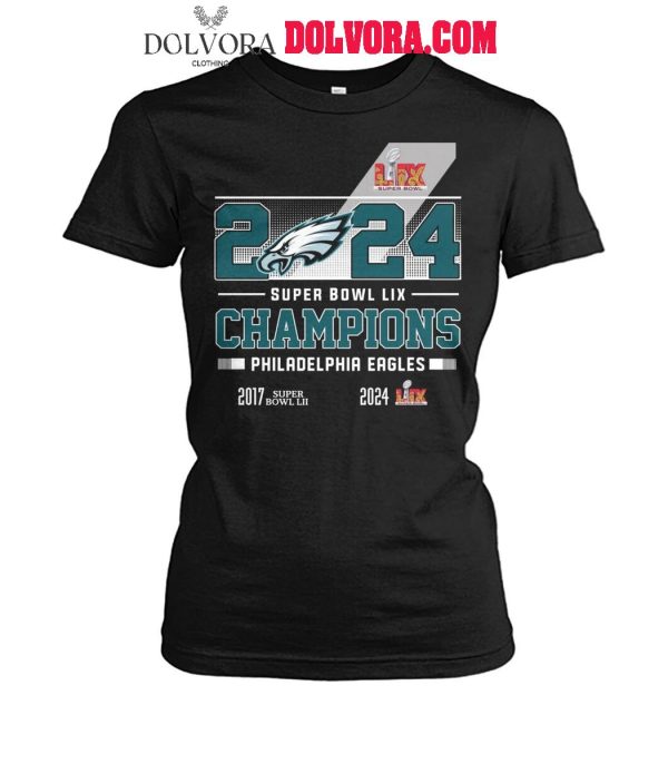 Philadelphia Eagles Ready To Be 2025 Super Bowl LIX Champions Shirt