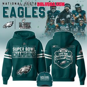 Philadelphia Eagles Super Bowl Champions LIX 2025 Celebrating Hoodie T-Shirt