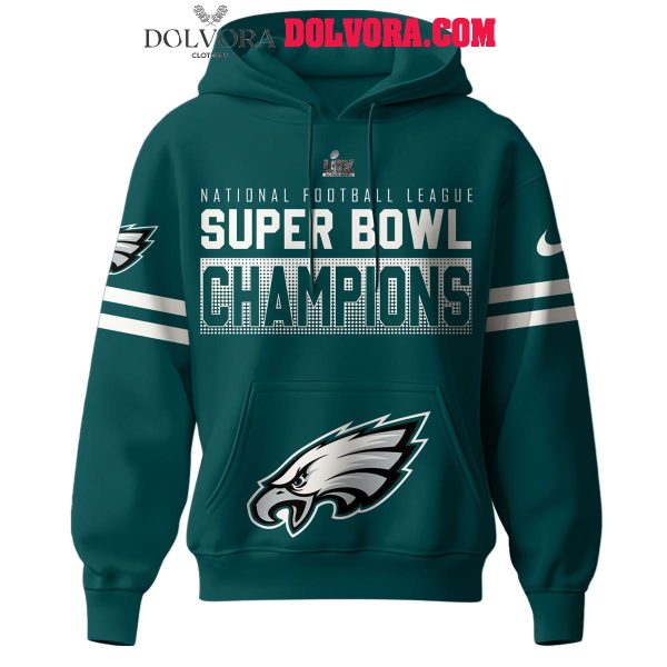 Philadelphia Eagles Super Bowl Champions LIX 2025 Celebrating Hoodie T-Shirt