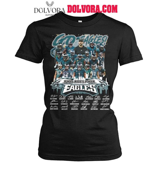 Philadelphia Eagles Super Bowl LIX 2024-2025 Go Eagles T-Shirt