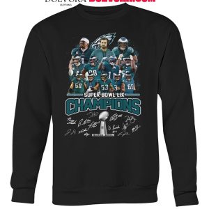 Philadelphia Eagles Super Bowl LIX Champions 2025 Fly High Eagles Tshirt