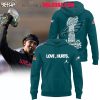 Philadelphia Eagles 2025 Love Hurts Super Bowl LIX Champions Hoodie T-Shirt Black