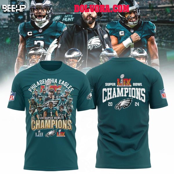 Philadelphia Eagles Super Bowl LIX Champions Fly Eagles 2025 Hoodie T-Shirt