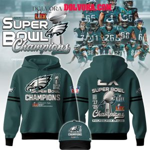 Philadelphia Eagles Super Bowl LIX The Champions 2025 Football Hoodie T-Shirt