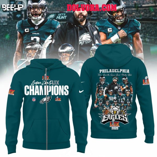 Philadelphia Eagles Take Over Super Bowl LIX Champions 2025 Phills Style Hoodie T-Shirt