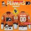 Pittsburgh Penguins Snoopy 75th Anniversary Of Peanuts Personalized Hockey Jersey