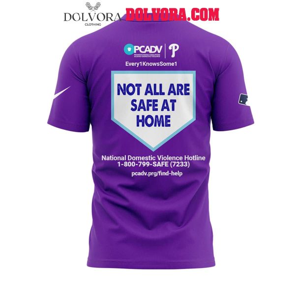 Philadelphia Phillies 9th Annual Domestic Violence Awareness Night Hoodie T-Shirt