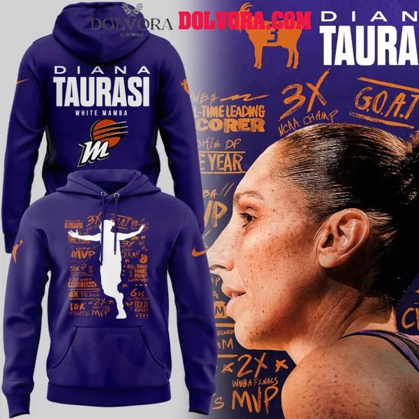 Phoenix Mercury New Goat Diana Taurasi 2025 Hoodie T-Shirt