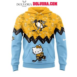 Pittsburgh Penguins Hello Kitty 50th Anniversary 2025 Celebration Hoodie T-Shirt