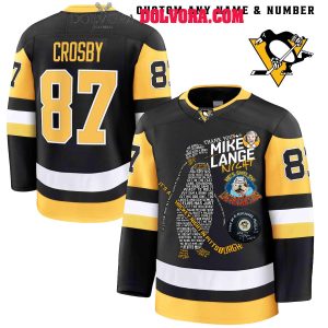 Pittsburgh Penguins Thank You Mike Lange 1948-2025 Memories Hockey Jersey