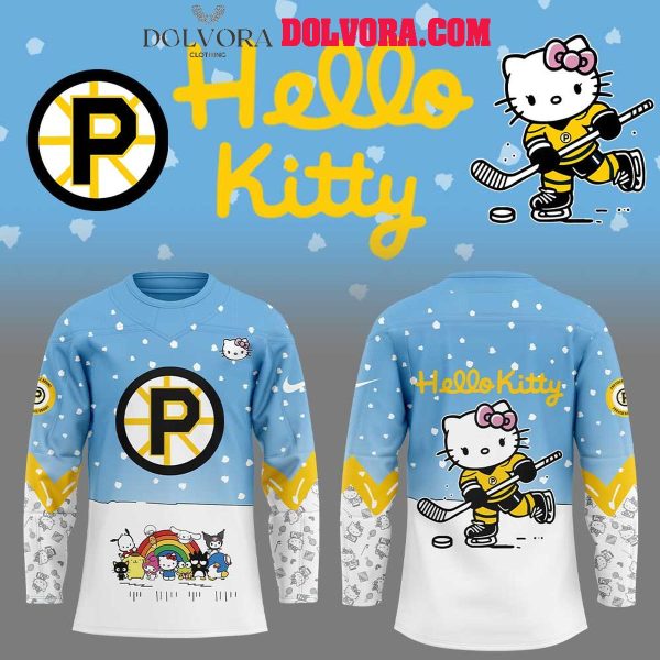 Providence Bruins Hello Kitty Celebration Night 2025 Hockey Jersey