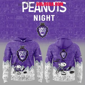 Reading Royals 2025 Anniversary Of Peanuts 75 Years Hoodie T-Shirt