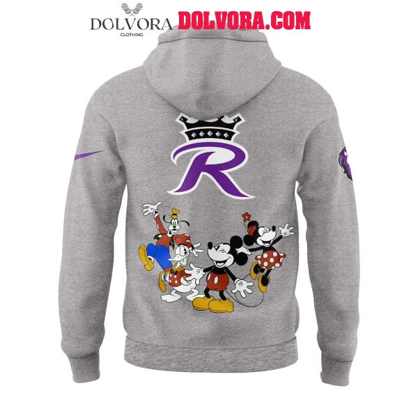 Reading Royals Disney Mickey & Friends 2025 Grey Version Hoodie T-Shirt