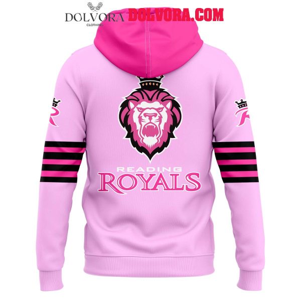 Reading Royals Pink In The Rink 2025 American Cancer Society Hoodie T-Shirt