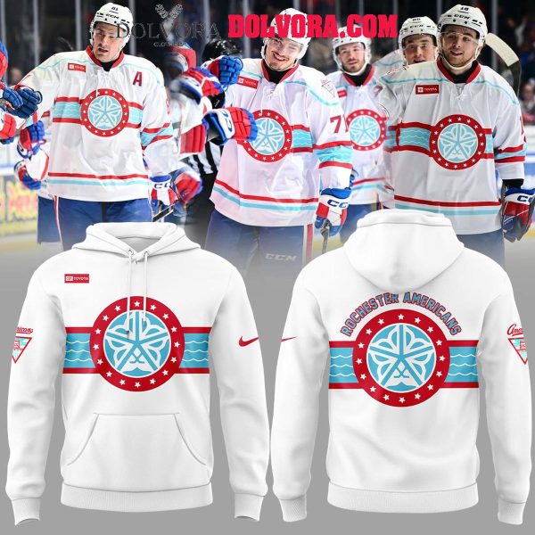 Rochester Americans ROC Uniform Time 2025 Hockey Fan Hoodie T-Shirt