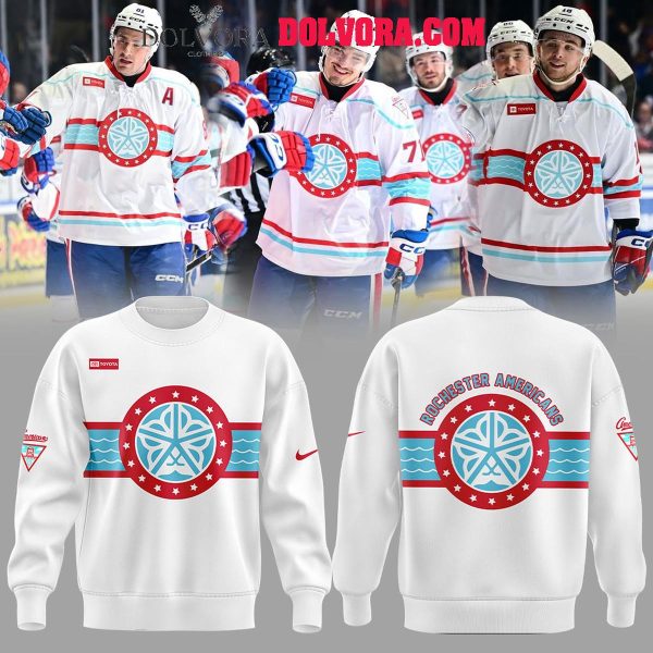 Rochester Americans ROC Uniform Time 2025 Hockey Fan Hoodie T-Shirt