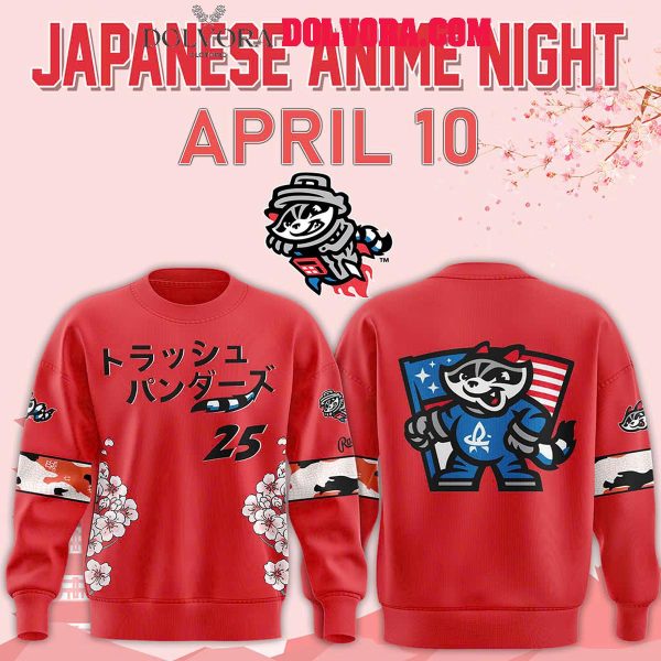 Rocket City Trash Pandas For 2025 Japanese Anime Night Hoodie T-Shirt