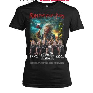 Run For Your Lives 1975-2025 Thank You For The Memories T-Shirt