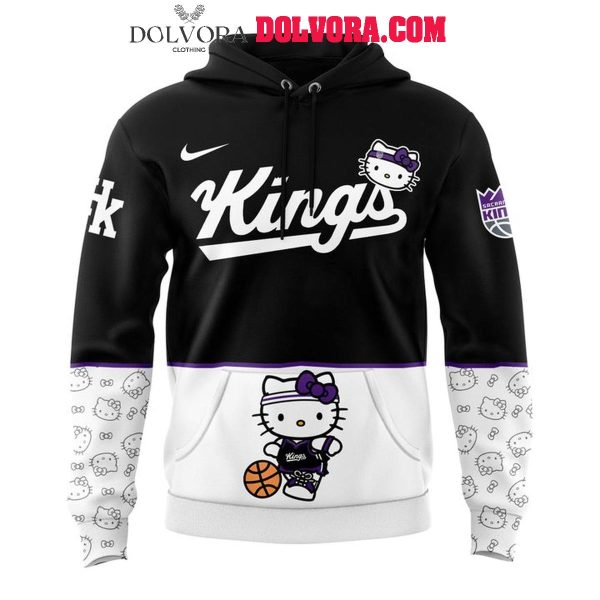 Sacramento Kings Celebration Of 2025 Hello Kitty Night Hoodie T-Shirt