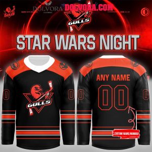 San Diego Gulls 24-25 Star Wars Celebrating Time Personalized Hockey Jersey