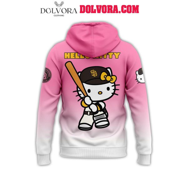 San Diego Padres 50th Anniversary Hello Kitty Night 2025 Hoodie T-Shirt