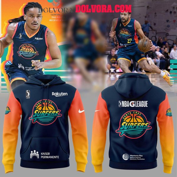 Santa Cruz Warriors Surfers Threads NBA G League 2025 Hoodie T-Shirt