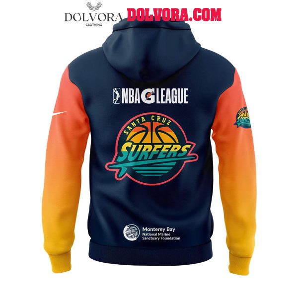 Santa Cruz Warriors Surfers Threads NBA G League 2025 Hoodie T-Shirt