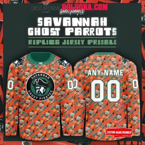 Savannah Ghost Pirates 2025 Margaritaville Celebration Night Personalized Hockey Jersey